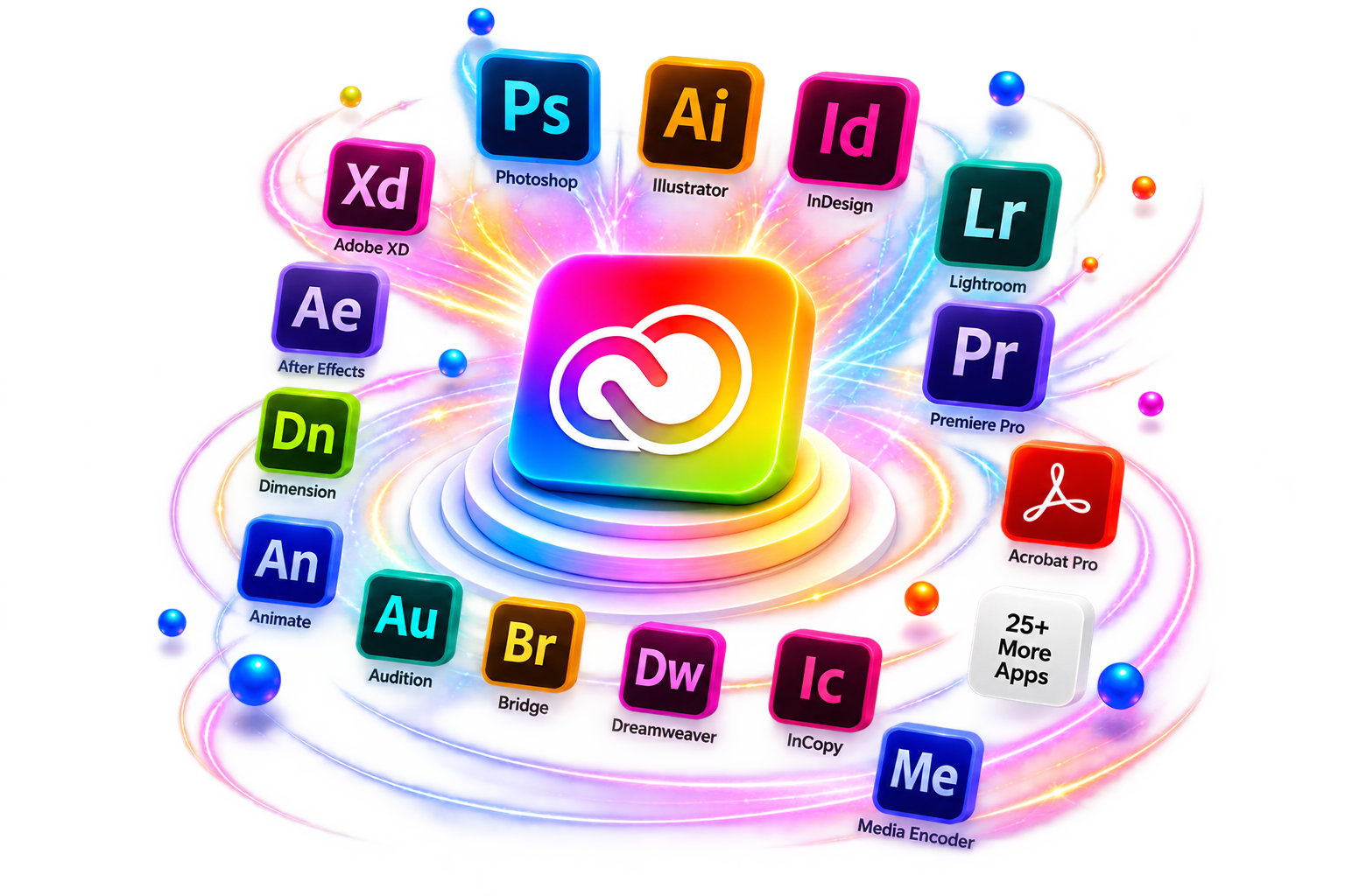 Adobe Creative Cloud — Photoshop, Illustrator, InDesign, Premiere Pro and more