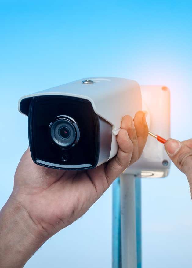 Professional CCTV camera installation